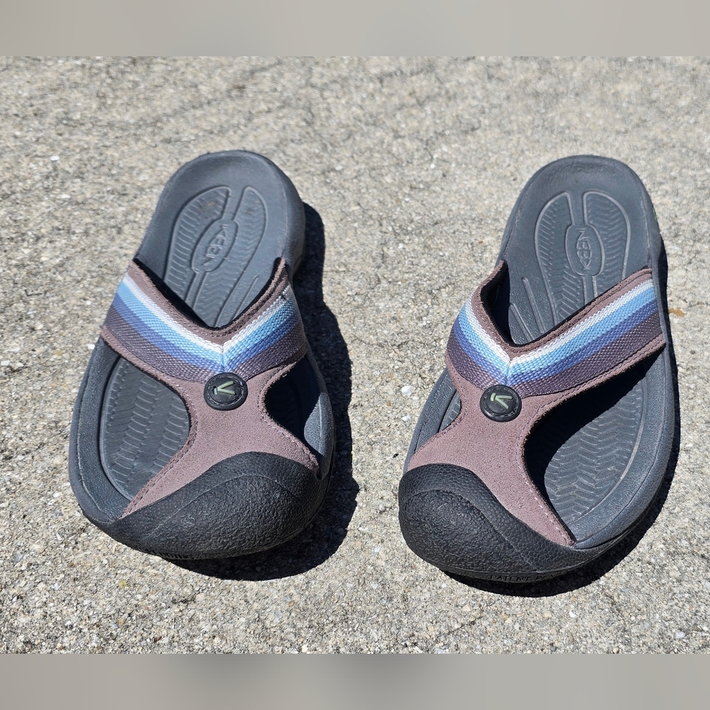 VTG Keen Waimea Thong Sandal Stripe Womens 7.5